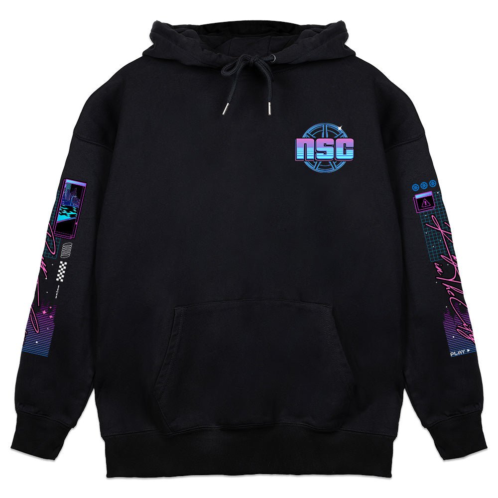 RayInTheCity Night Shift Crew Hoodie - Black