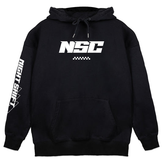 RayInTheCity Night Shift Crew Minimal Hoodie - Black