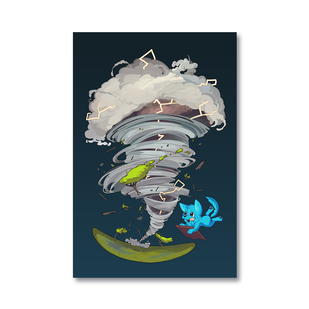 AndyHill Storm Chase Pup Poster