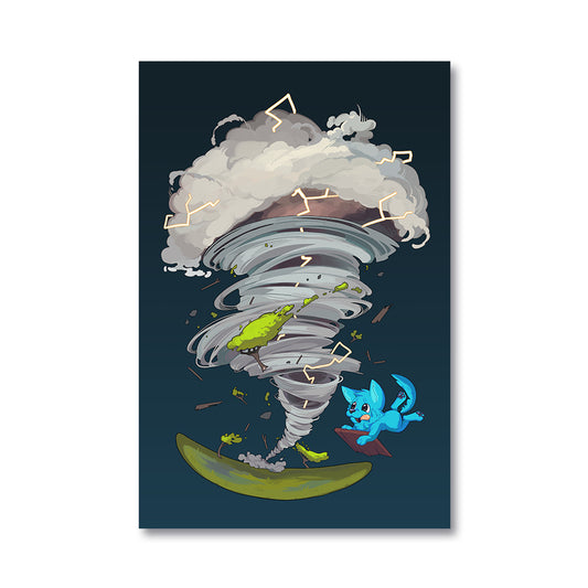 AndyHill Storm Chase Pup Poster
