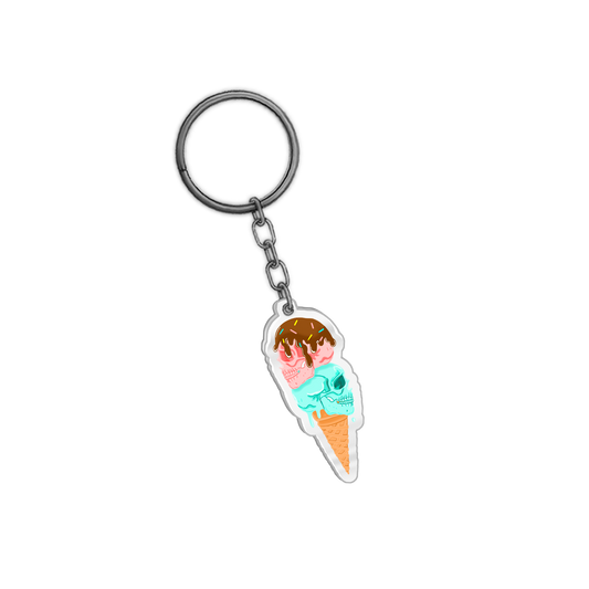 SamusArting Lactose Intolerance Keychain