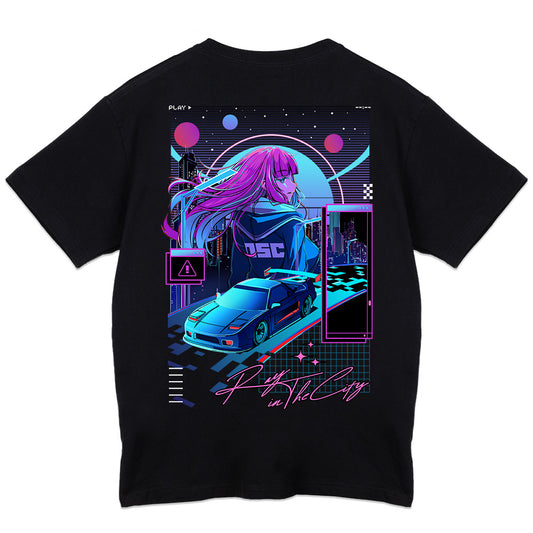 RayInTheCity Night Shift Crew T-Shirt - Black