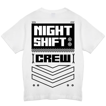 RayInTheCity Night Shift Crew Minimal T-Shirt - White